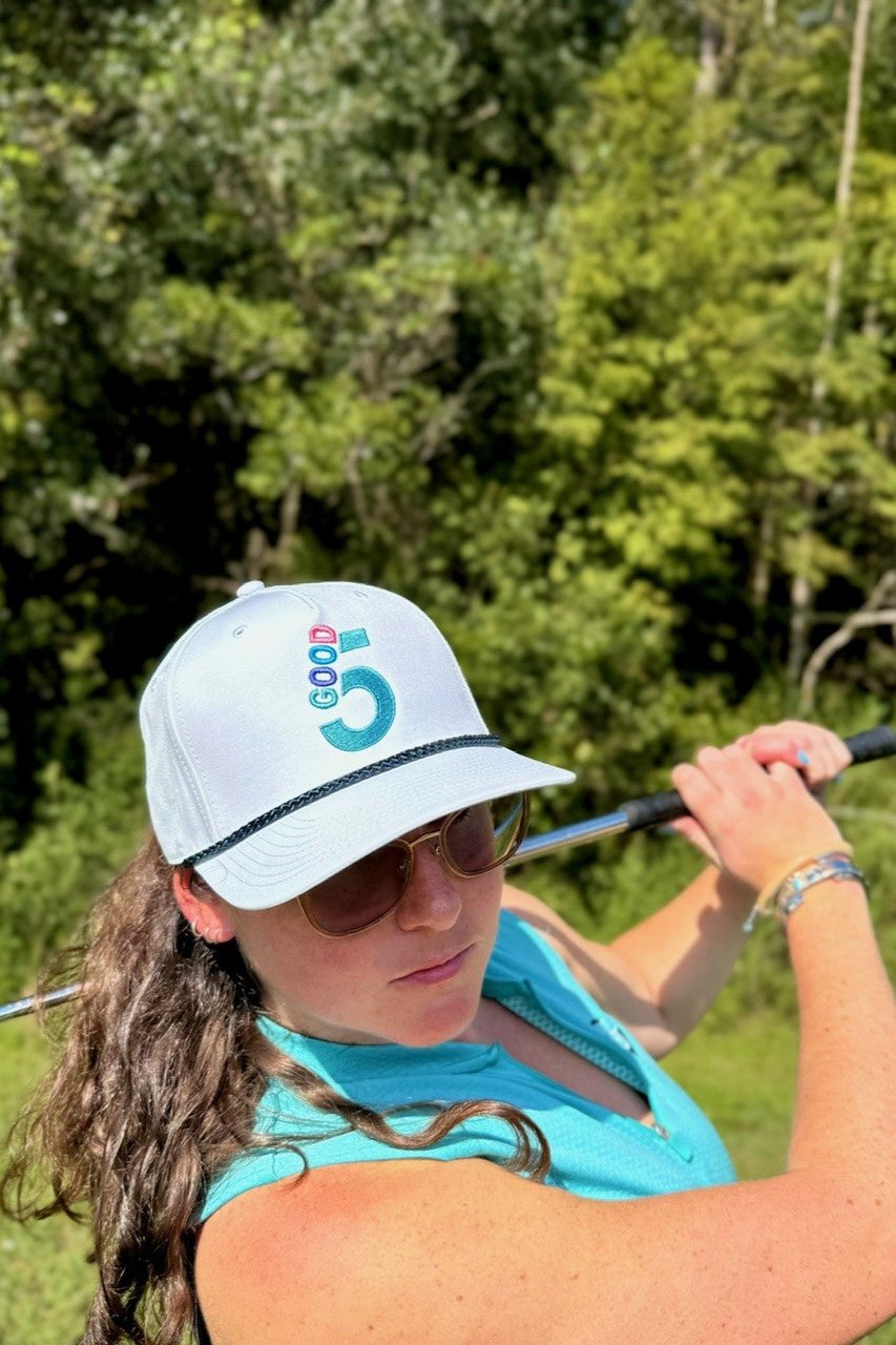 Good 5 Golf Rope Cap Brilliant White