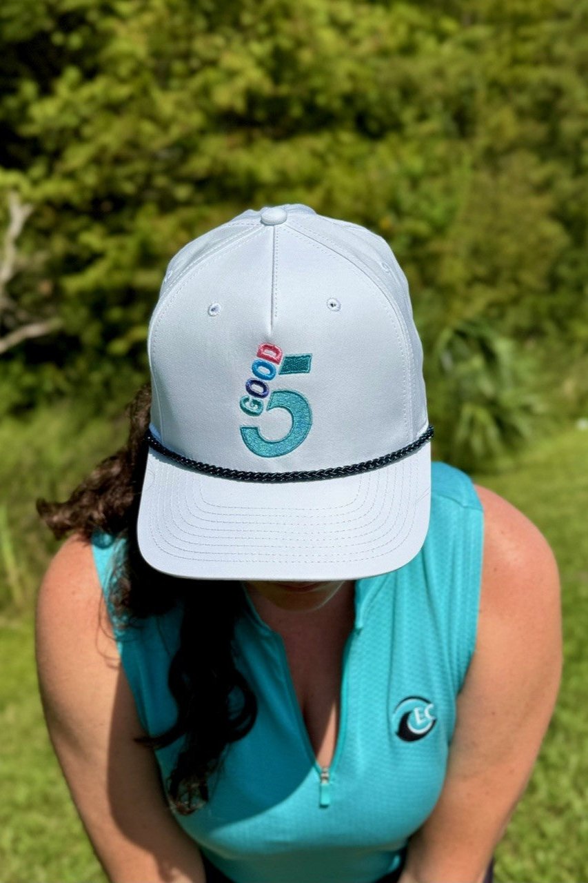 Good 5 Golf Rope Cap Brilliant White