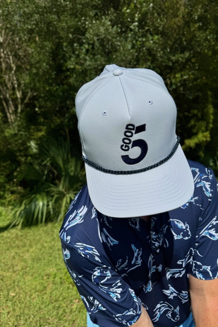 Good 5 Golf Rope Cap Brilliant White